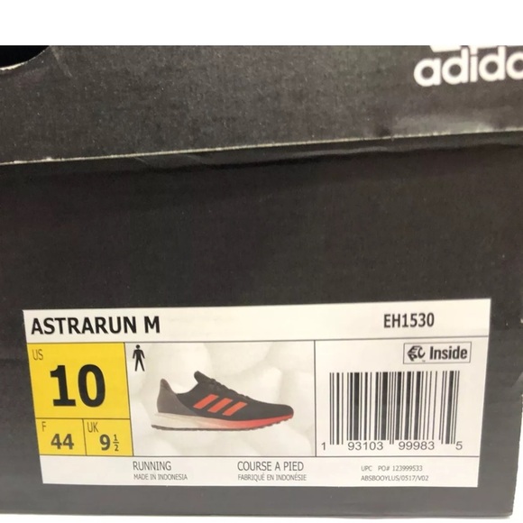 Adidas Men’s Astrarun Running Shoes Black, Size 10 M main image 6
